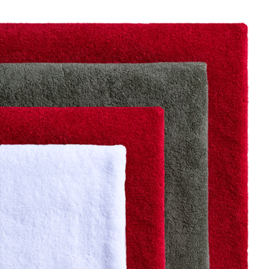 Bild von Badetuch rot